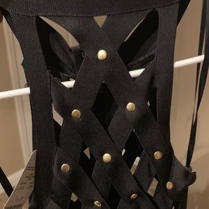 Black bandage dress